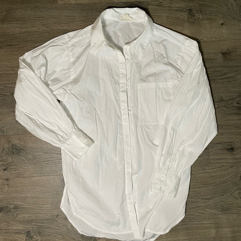 Open Edit Puff Sleeve Button Up - image 1